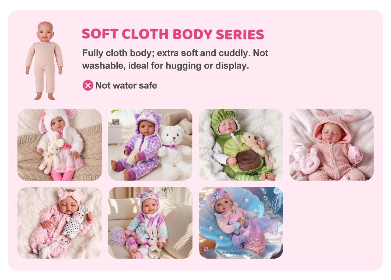 Babeside Realistic Reborn Baby Dolls 17/20/22 Inch Soft Weighted Body Lifelike Newborn Doll Girl & Boy with Gift Box for Kids Age 3+
