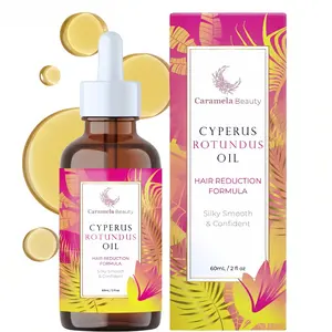 Caramela Beauty Cyperus Rotundus Oil | Natural Hair Reduction | 60ml/2oz