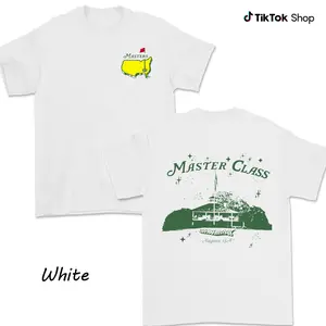 Masters Golf Shirt For Men For Women, Augusta Golf Club Graphic Design, Master Class Vintage Shirt, Breathable Cotton Apparel, Trendy Unisex Shirt