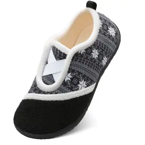 JIASUQI Womens Slippers Fuzzy Slip-on House Shoes Indoor Outdoor Slippers for Women