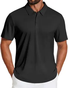 COOFANDY Mens Polo Shirts Short Sleeve Golf Shirt UPF50+ Moisture Wicking Quick Dry Collared Performance Polo Shirts for Men
