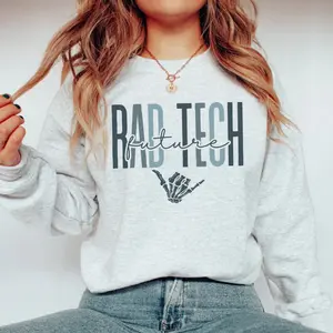 Future RAD Tech Sweatshirt • RAD Tech Student Gifts • X-ray Tech In Progress Sweater • Xray Technologist Loading • Radiology School Crewneck