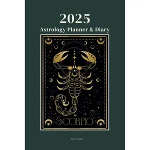 Scorpio Astrology Planner & Diary 2025. Planetary and Moon aspects and transits. Moon phases, Lunar calendar, and Retrograde planets. Year and Monthly ... organised and aligned with the stars in 2025 Paperback – October 8, 2024