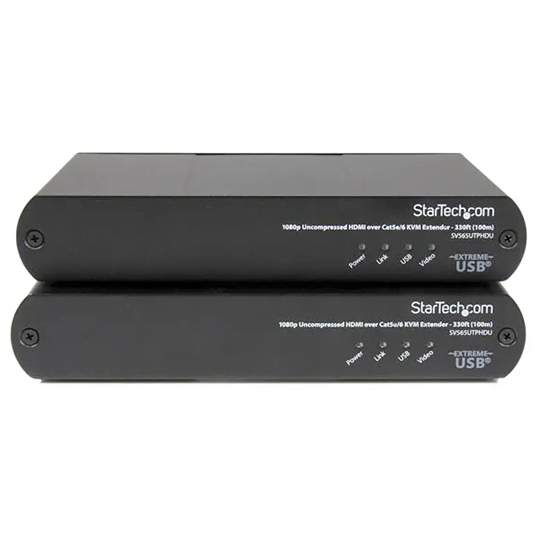 StarTech ST-SV565UTPHDU USB HDMI Over Cat 5e & Cat 6 KVM Console Extender with 1080p Uncompressed Video - 330 ft.