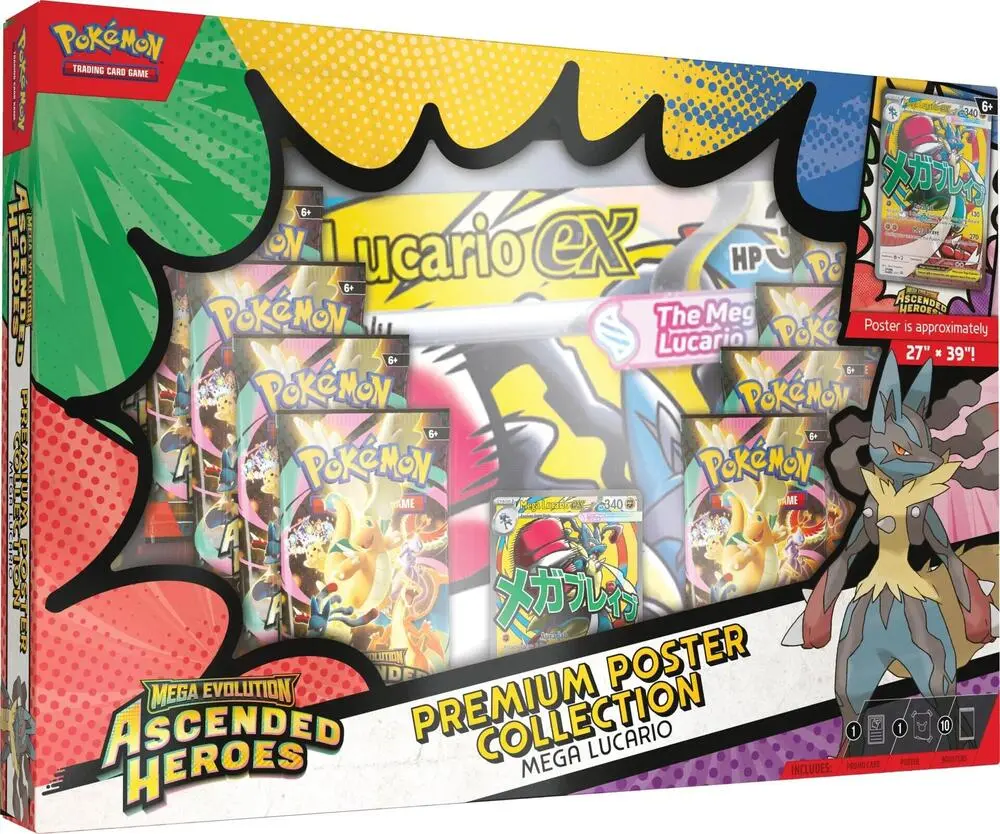 Pokémon Ascended Heroes Premium Poster Collection: Mega Lucario