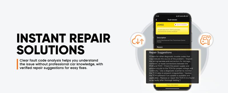 ANCEL Echo Bidirectional OBD2 Scanner – Full System Diagnostics, Oil & Brake Reset, Battery Registration, Bluetooth iOS & Android