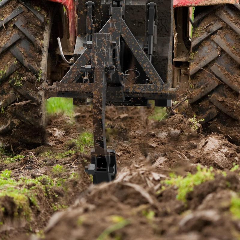 OEDRO 2 in Receiver Hitch Lawn Mounted Ripper Middle Buster Plow for ATVs/UTVs Tractor