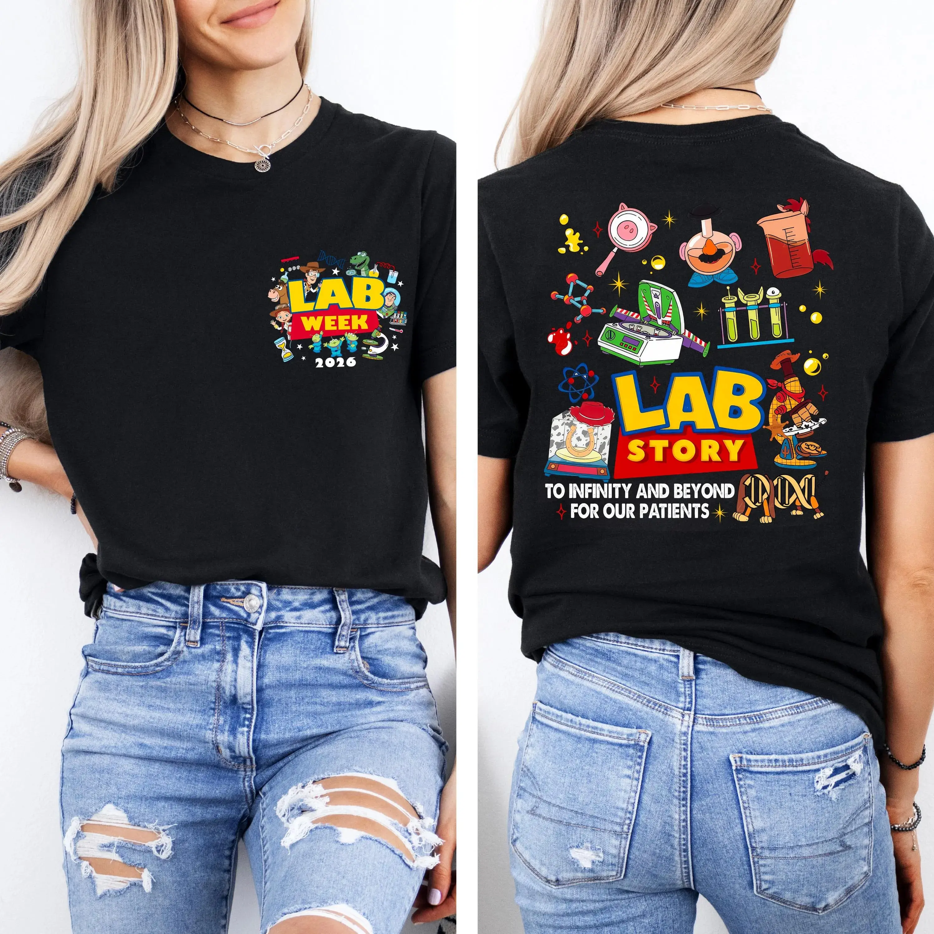 Story Lab Week 2026 Shirt, Lab Story Medical Lab Science Top,Laboratory Gift, Lab Tech Team Tshirt, Back To School Matching Outfit