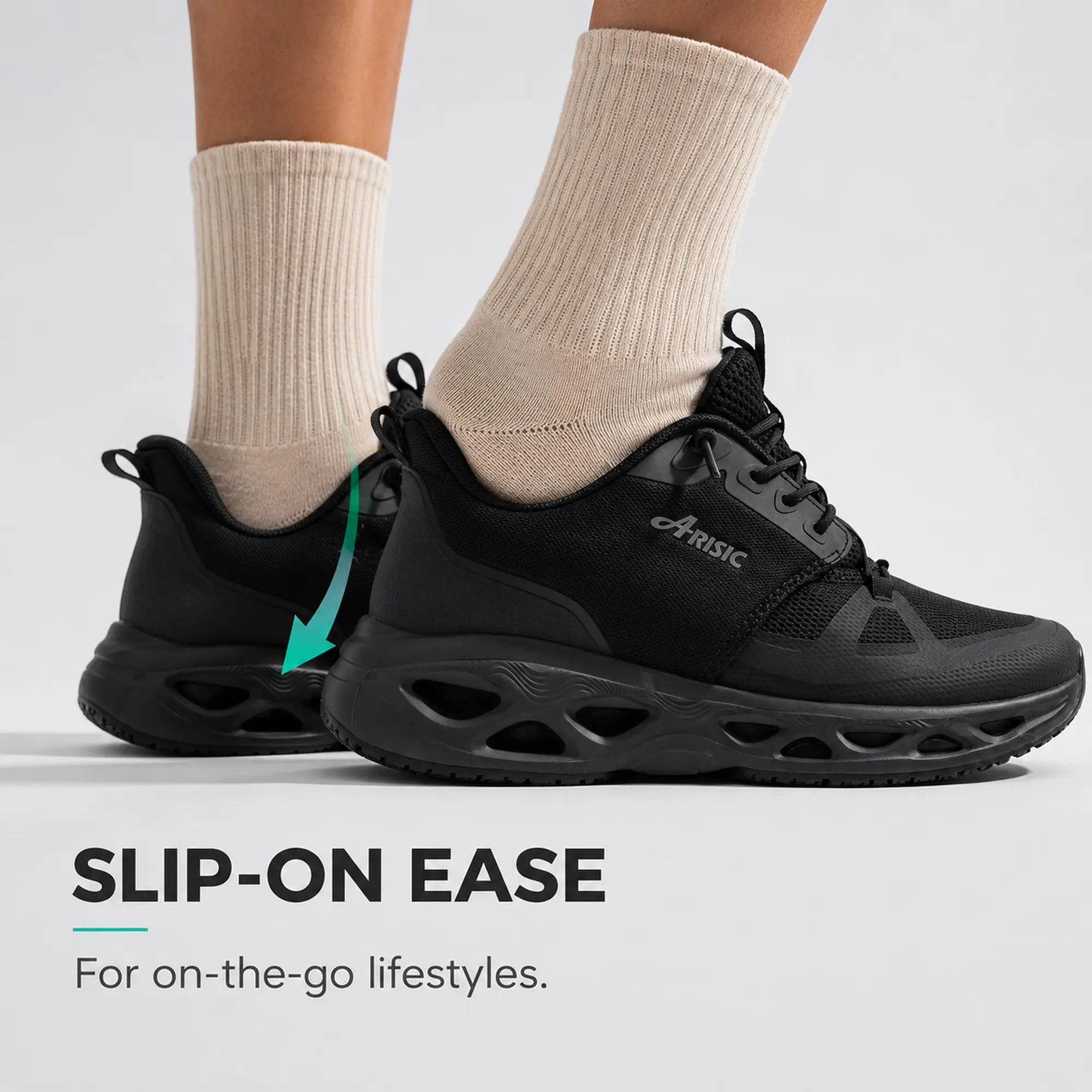 Men's & Women's Non Slip Kitchen Work Shoes, Oil Resistant Lightweight Food Service Sneakers for Chefs, Restaurant Staff, Kitchen Workers, Comfortable All-Day Standing Shoes