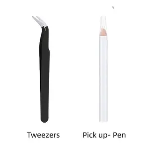 DIY Rhinestone Tool Set, Pick-up Pen & Curved Tweezers for Nail Art, Tumbler, Phone Case Crafts