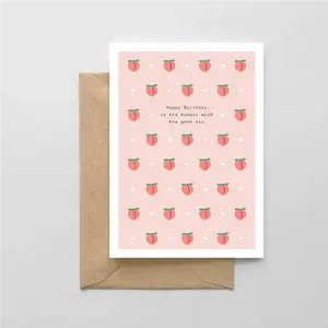 Happy Birthday To The Badass With A Good Ass Birthday Card