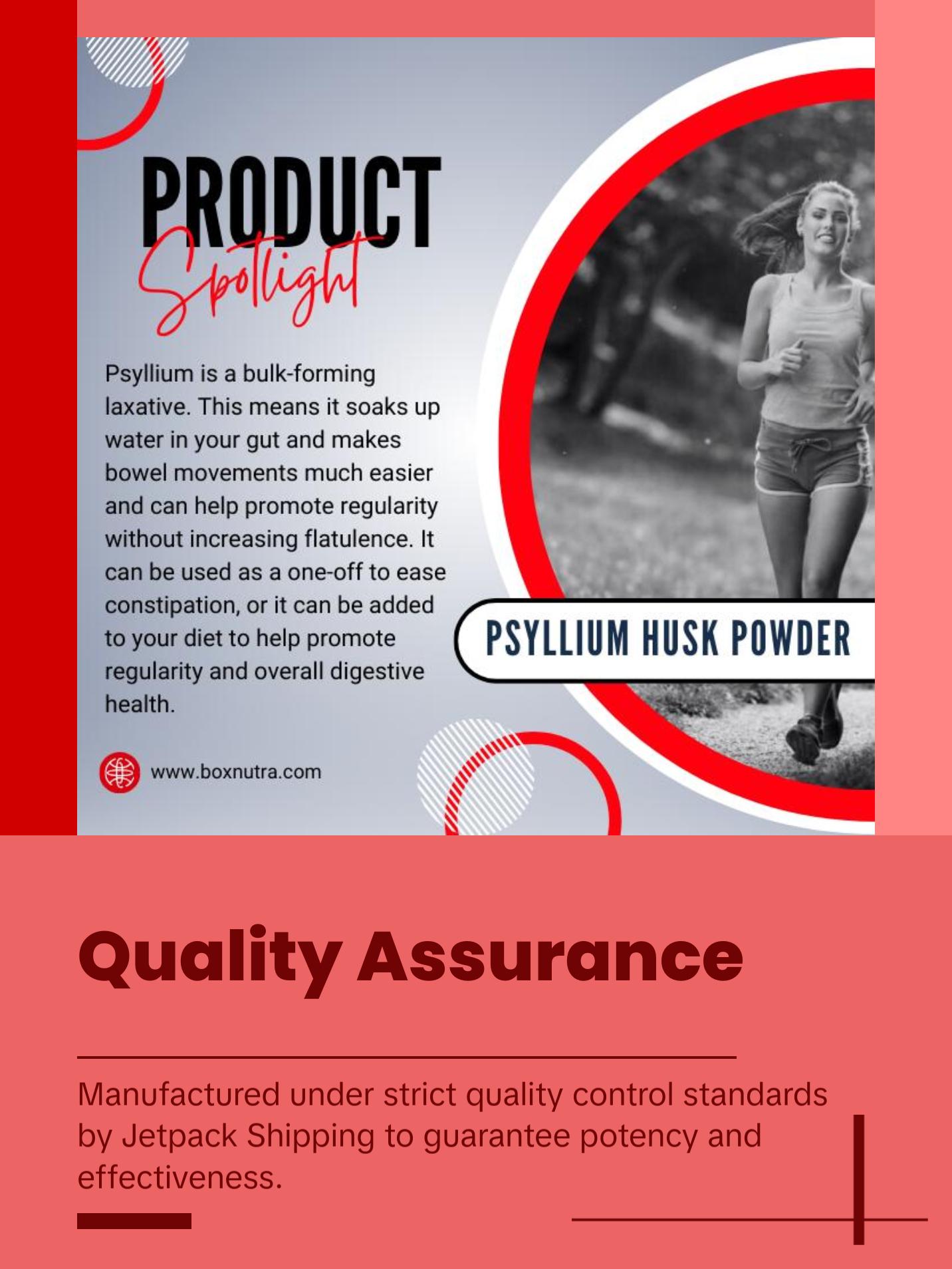 Box Nutra Psyllium Husk Powder - Healthcare Edible for Easy Digestion