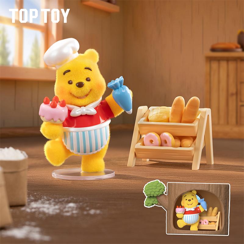 [Valentine's Day Gift]TOPTOY Winnie the Pooh Forest Treehouse Series – Cute Collectible Figure Blind Box, Perfect Christmas Gift for Fans & Kids, Adorable Desk/Shelf Decor with 100 Acre Wood Vibes