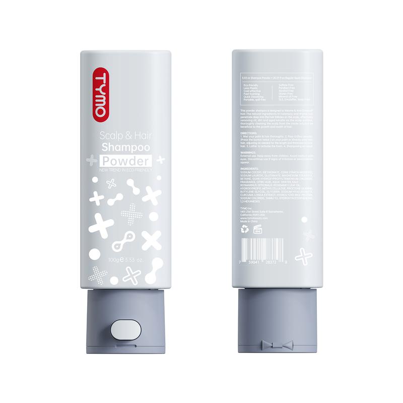【Live Only】TYMO Shampoo Powder - scalp&hair shampoo powder for Men & Women For All Hair Types, Paraben Free & Sulfate Free, Natural Ingredient, 3.5 Oz Flakes & Refreshes Scalp, Anti-dandruff, Removes Buildup