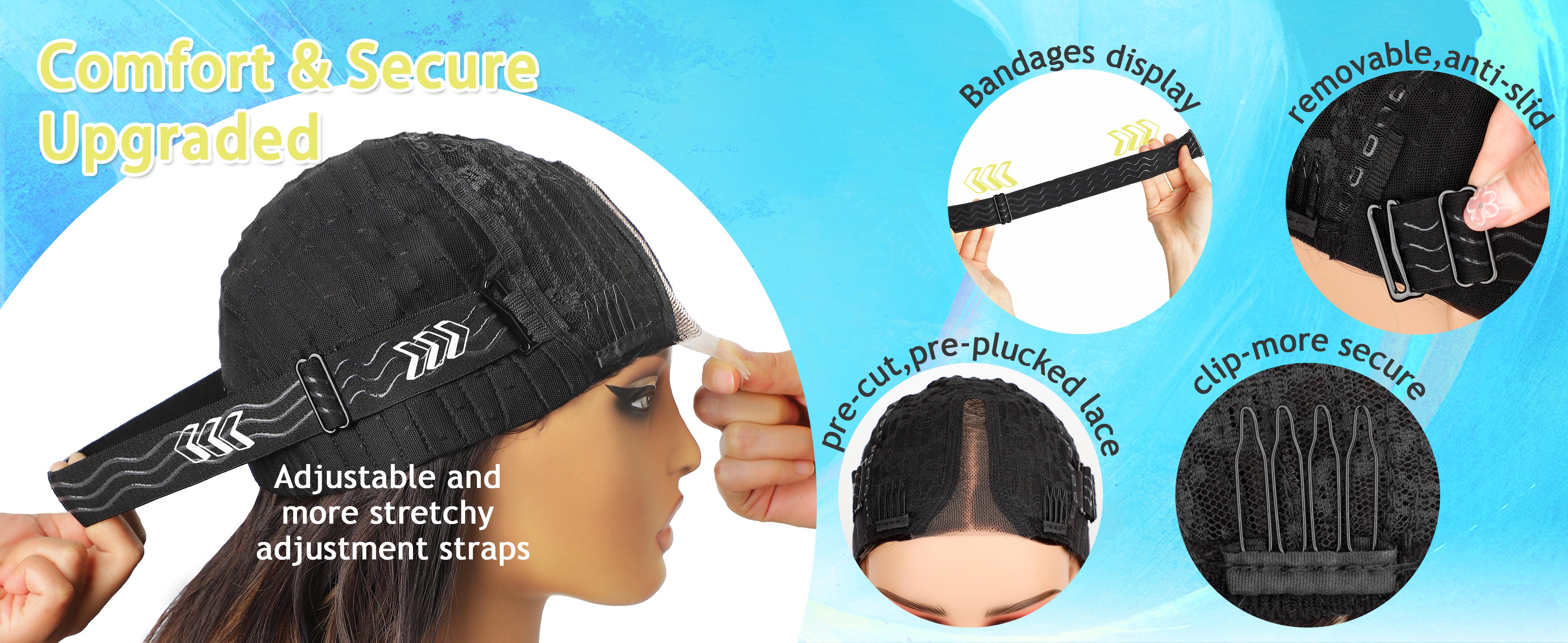 AISI HAIR Long Wavy Lace Hairline Wig for Women 26 Inch Middle Part Synthetic Heat Resistant Wig for Daily Party