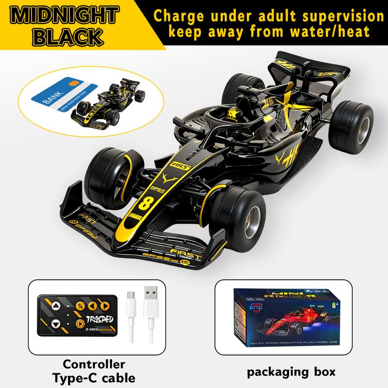 Minigear 1:64 RC Drift Car - 2.4G Type-C charging,RC Remote Control Car Multi-Speed Set,1:64 DIE-CAST Collectible Desktop Ornament,Great Christmas Birthday Gift for Boy & Man,Pocket Remote Control Car