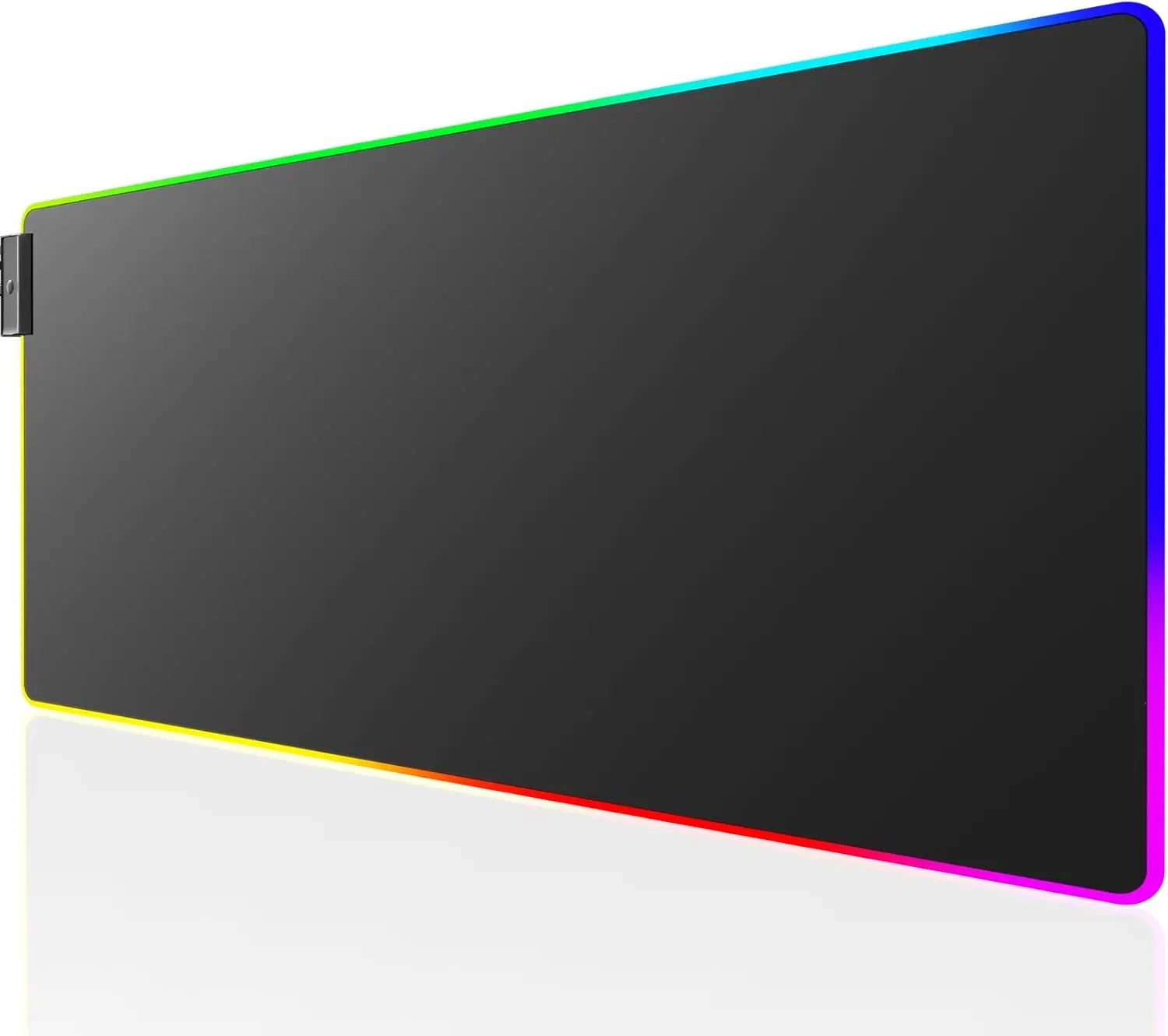KTRIO RGB Large Gaming Mouse Pad, 31.5 x 11.8 in, RGB Black