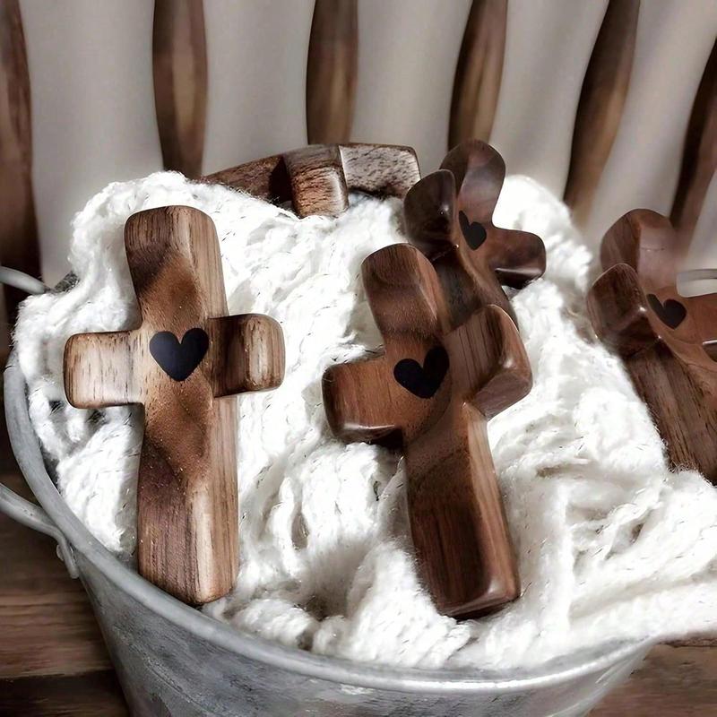 Handmade (3/6/10/20) Pcs Pocket Wooden Cross Fidget | Wooden Cross My Heart - Religious Ornaments Gift for Children and Adults, Rustic Style Decor Pocket Olive Worpo Cross Set for Christian Faith, Baptism, Prayer Handmade (3/6/10/20) Pcs Pocket Wooden Cross Fidget | Wooden Cross My Heart - Religious Ornaments Gift for Children and Adults, Rustic Style Decor Pocket Olive Worpo Cross Set for Christian Faith, Baptism, Prayer