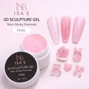 Molding gel Nails pink