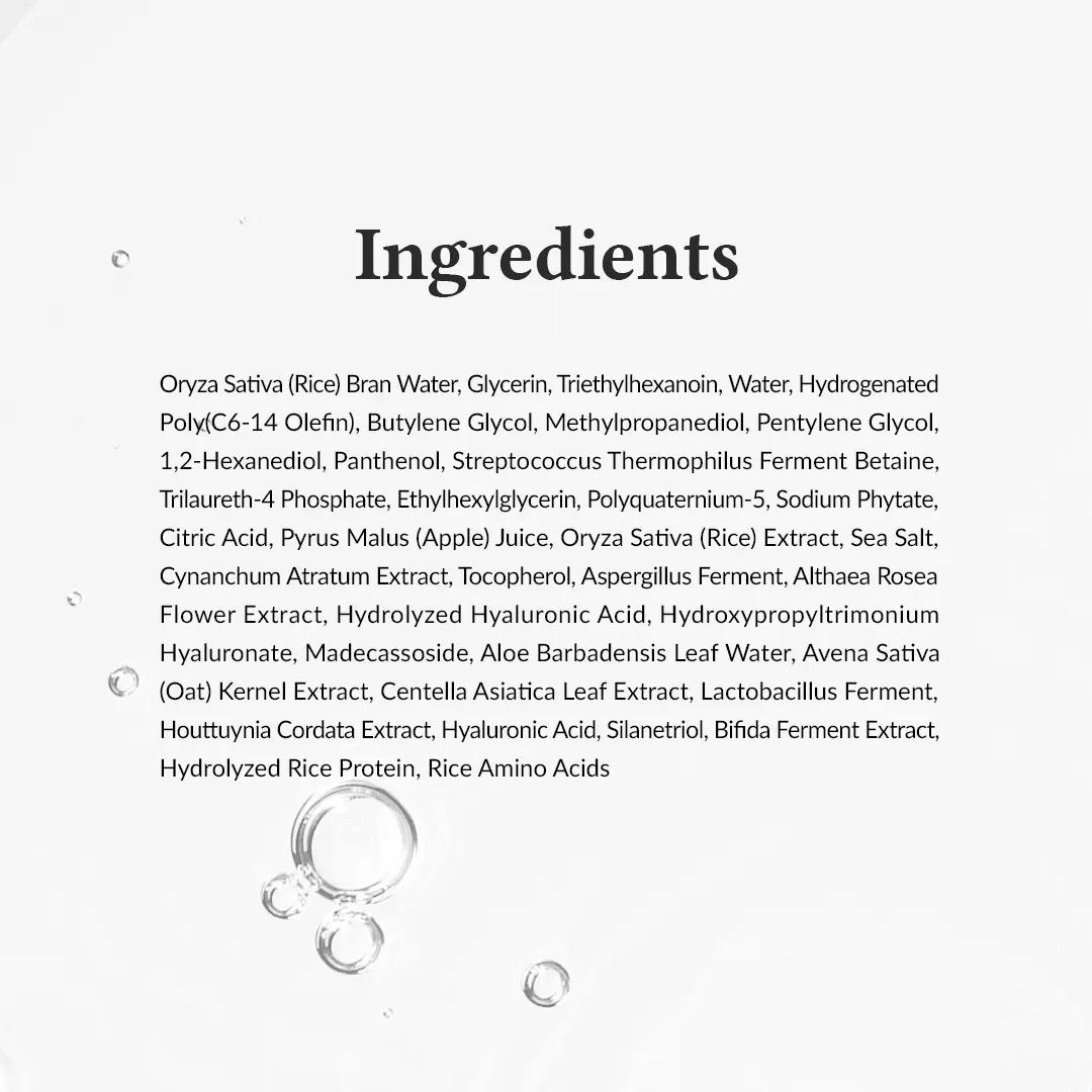 345 Relief Cream Mist, Hydrating Facial Mist with Rice Extract, Soothing Care for Sensitive Skin, Vegan Korean Skincare