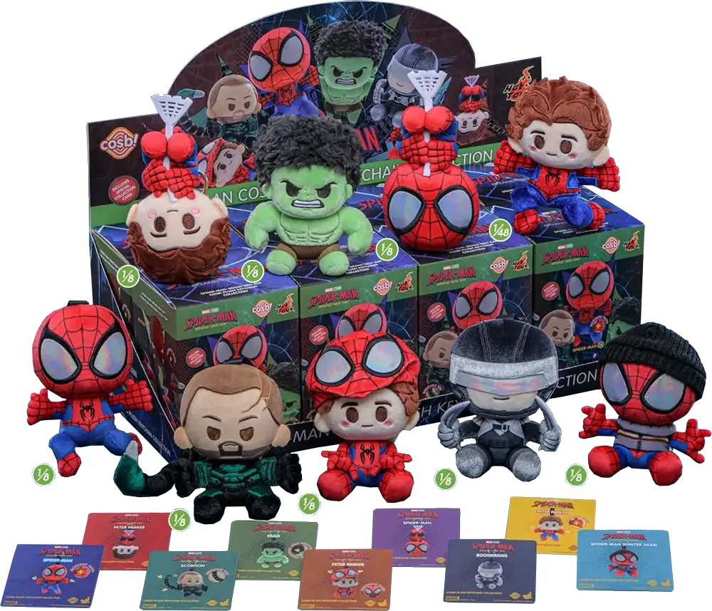 Spider-Man: Brand New Day (2026) - Cosbi Collection Plush Keychain Blind Box Hot Toys Figure sohochic