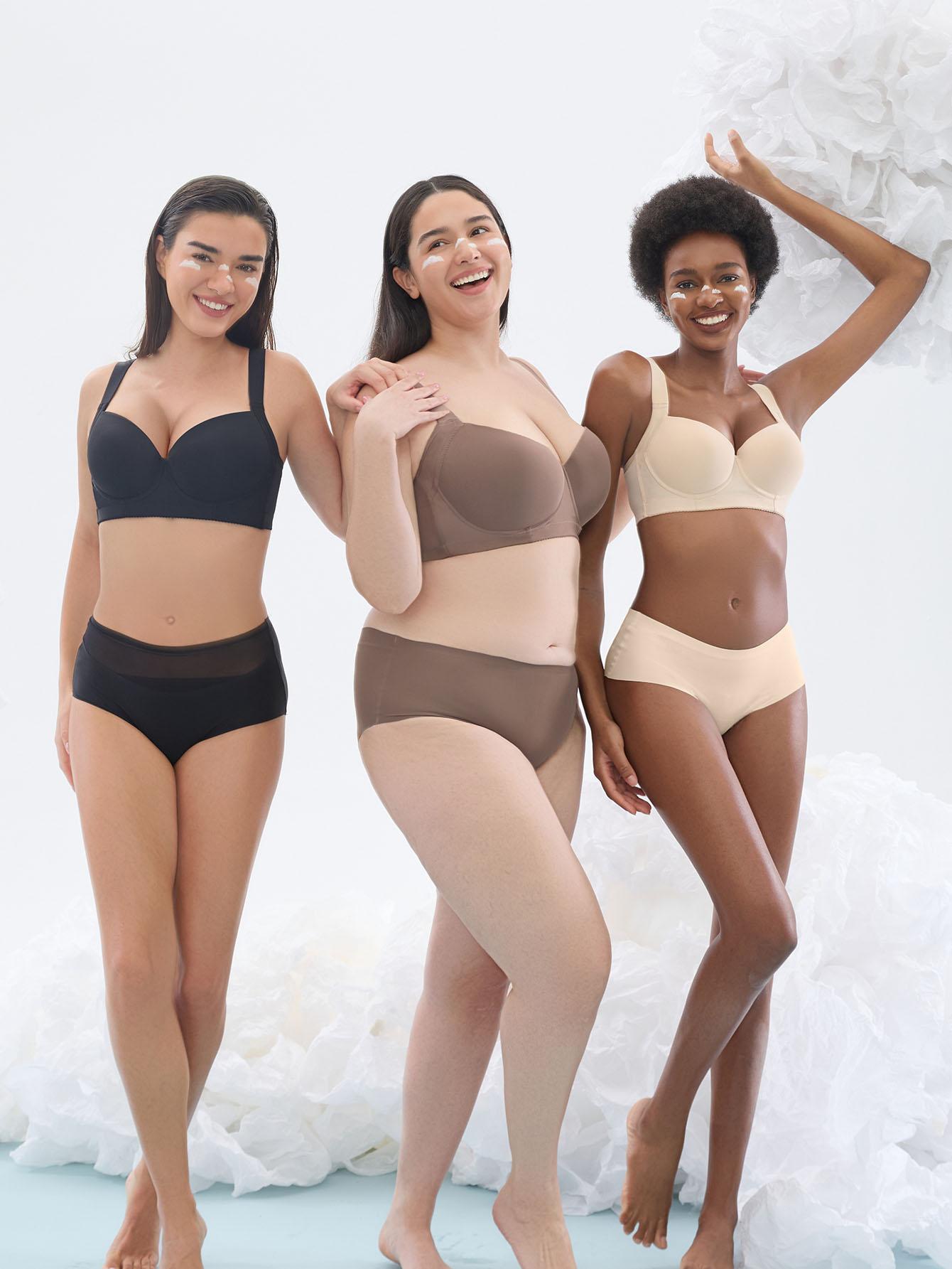 Mimilemon 3PCS Cozy seamless bra  push-up Full coverage bra for women everyday Comfort  full cup bra Seamless Tshirt Bras Sports Bra Bralette Basic Comfortable Fit Womenswear Everyday  TikTokShopBlackFriday Close comfortable Bra