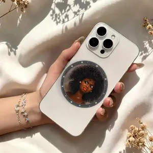 Side Eye Doll Magnetic Phone Grip, Funny Reaction Face MagSafe Phone Holder, Meme Phone Accessory