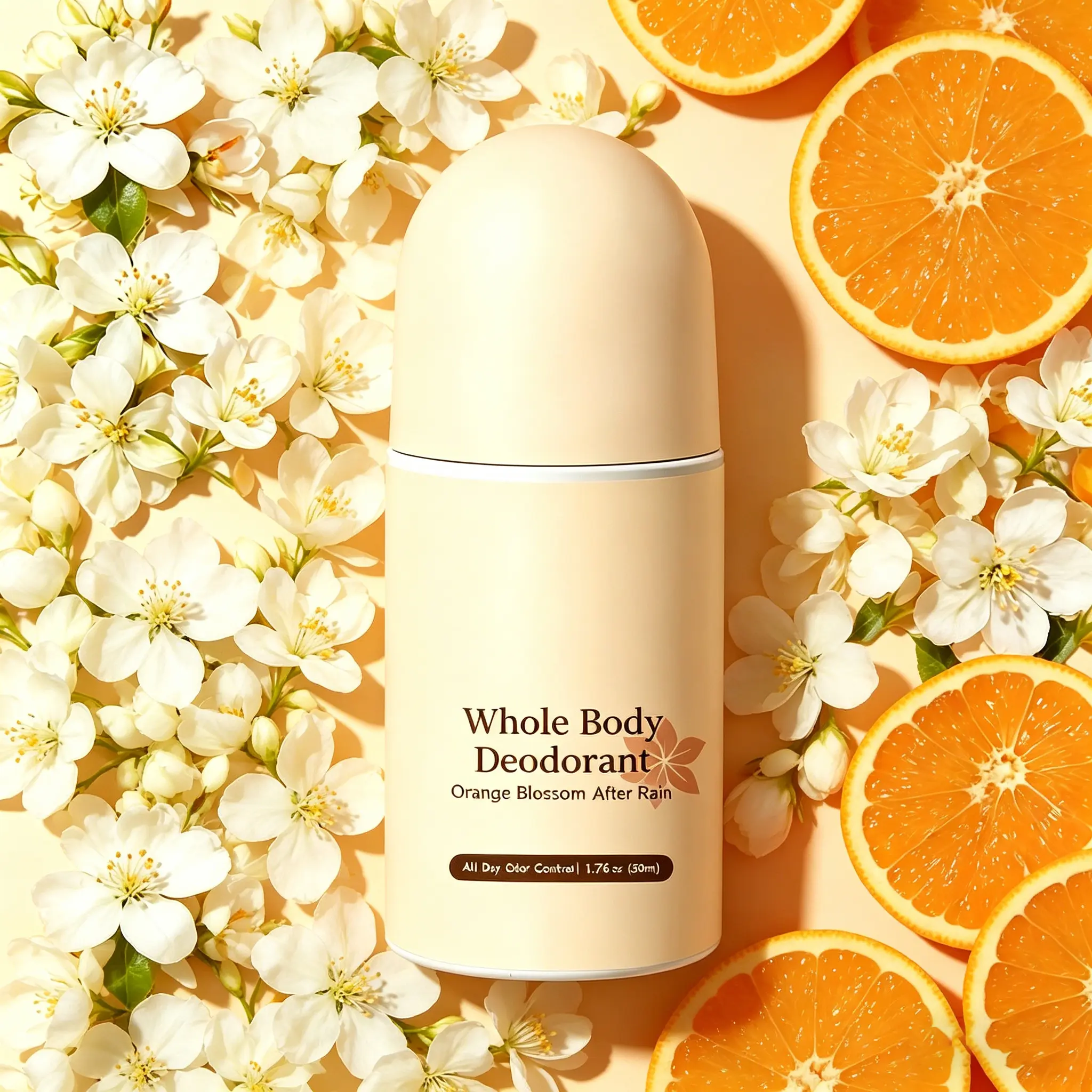 Long-Lasting Roll-On Deodorant 50ml – 24H Sweat & Odor Protection, Fresh Underarm Antiperspirant for Men & Women, Tea & Orange Blossom Scent | Daily Fresh Care | Perfect Mother’s Day Gift