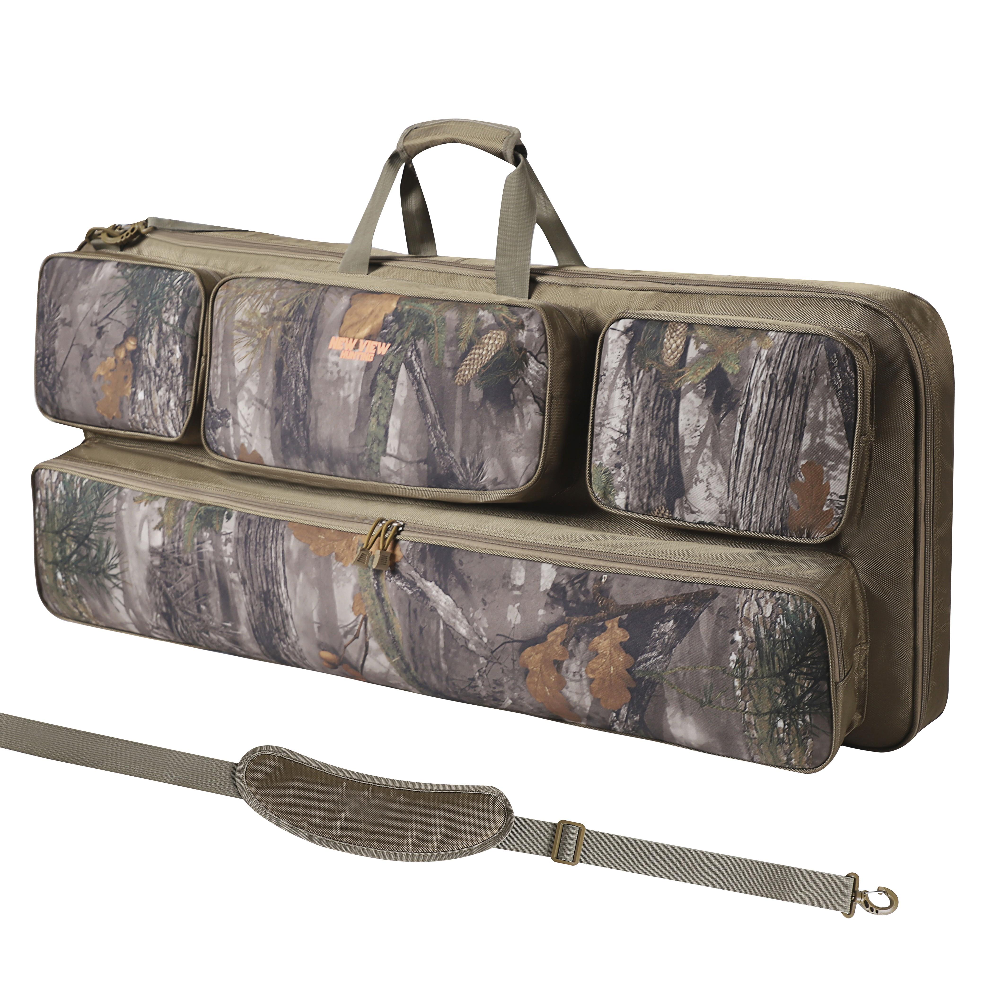 Soft Compound Bow Case, Archery Bag with Arrow Pockets and Adjustable Straps,Durable Compound Bow Backpack with Soft Padding and Zipper, Carrying Archery Case for Storge and Protection