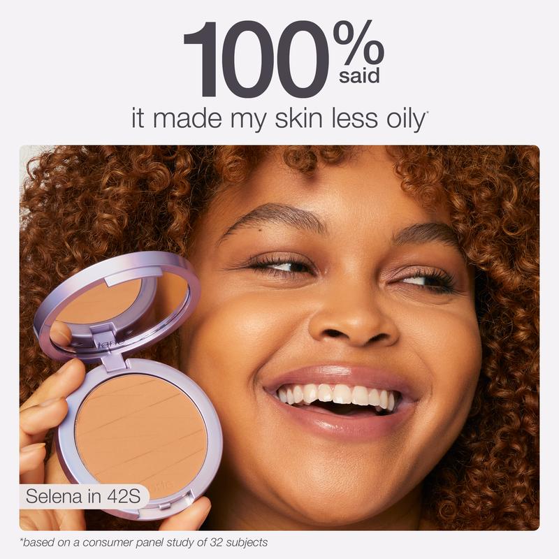 tarte shape tape powder foundation & brush duo - medium coverage, natural matte finish + foundation brush for flawless skin