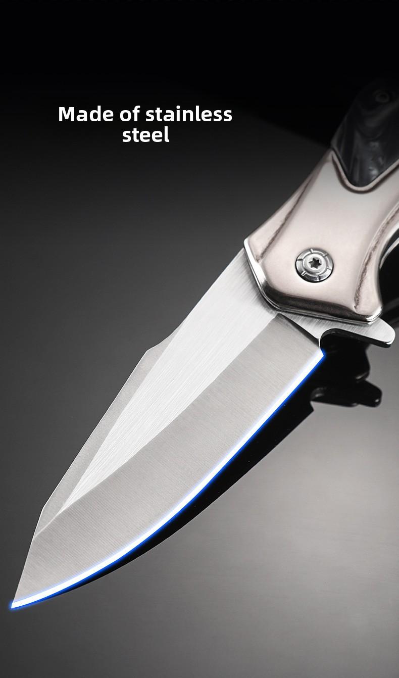 Top Rated Lightweight Foldable Utility Gear - Resin Handle Stainless Steel Tool, Trending EDC Pick for Camping Hiking Survival Trips, Ideal Gift for Outdoor Lovers & Adventure Seekers