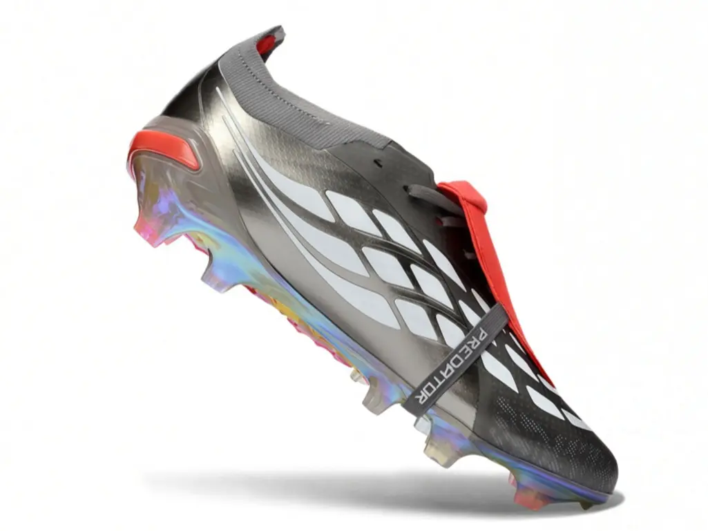 Versatile High-End Metal Tone Football Boots Perfect For Pro Player Shooting, Competitive Tournament Content & Luxury Sport OOTD