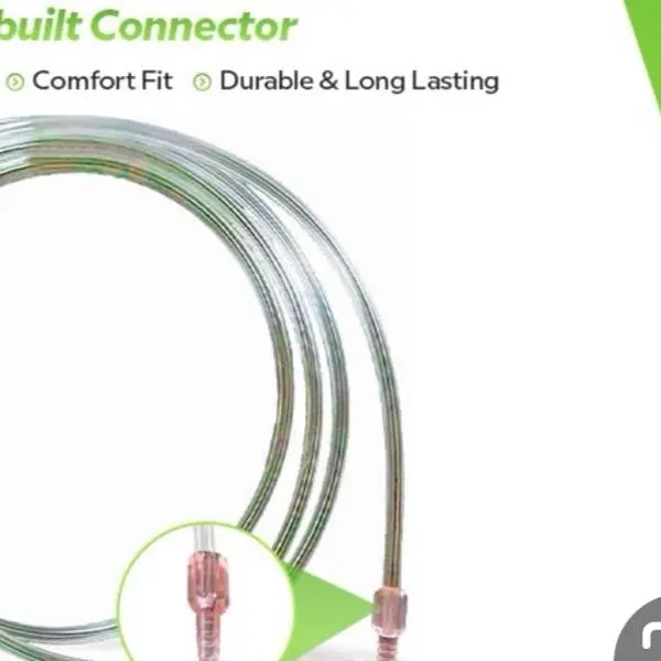 Uchlia Oxygen Extension Tube with Built-In Connector Comfort Fit Durable Long Lasting for Reliable Use