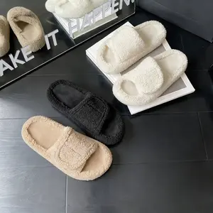 Open Toe Slippers for Women Indoor and Outdoor with Memory Foam Cozy Women's Slipper Cute Soft House Shoes Slip On Gifts for Womens Mom Her Ladies