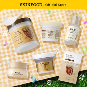 [SKINFOOD Official] Pore Detox to Glass Glow Kit | Blackhead Remover & Korean Glass Skin Routine (6-Step Set)