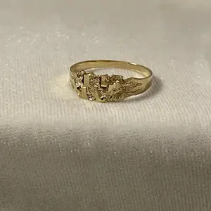 10k gold nugget ring size 8