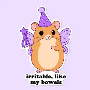 Irritable Like My Bowels Sticker