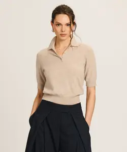 Signature Cashmere Short Sleeve Polo