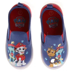 Paw Patrol Slip On Canvas Boys Rescue Team Easy Wear Casual Style Durable Canvas NoLace Design (Toddler / Little Kid)