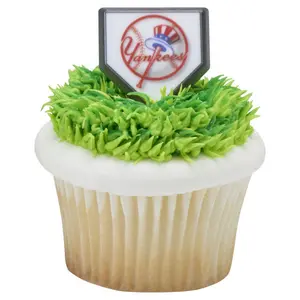 New York Yankees Cupcake Toppers 12 Count