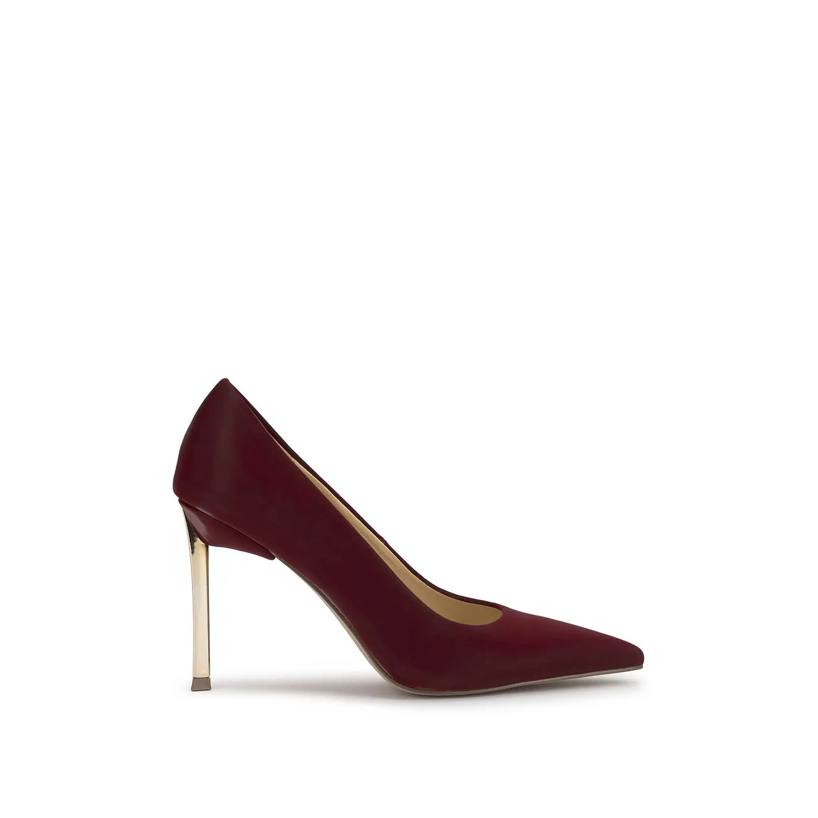 Kheloe Pump in Dark Cherry