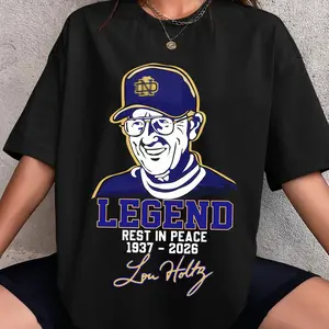 Lou Holtz Legend Sweatshirt TShirt  Hoodie, Thank For The Memories TShirt Sweatshirt Hoodie