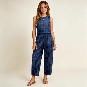 2 Piece Sets For Women 2026 Summer Matching Wide Leg Crop Pants Outfits Travel Vacation Beach Lounge Sets