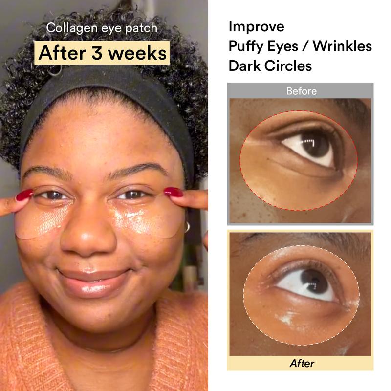 [Abib Official] Collagen Eye Patch Jericho Rose Jelly 60 Patches, Korean Under Eye Patches for Anti-Wrinkle, comfort Embo Eye Mask, Caffeine