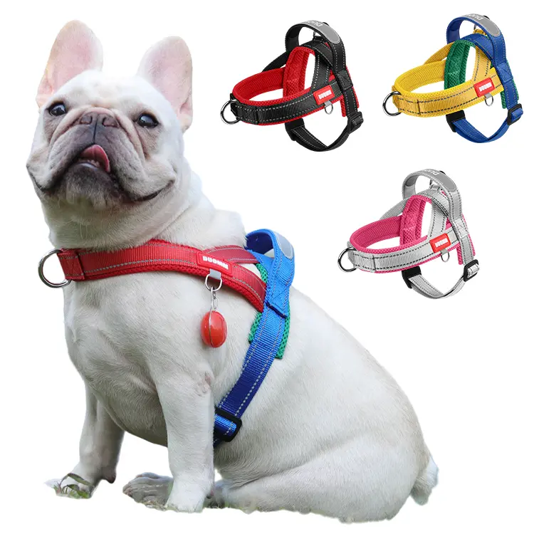 Dog Y-Shaped No Pull Walking Harness with Vest-Style Protection, Soft Breathable Fabric, Neck-Constriction-Free Design, Durable Reflective Strip, Suitable for Small to Medium-Sized Dogs, No Pull Harness, Durable Reflective Harness
