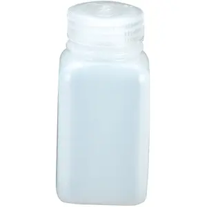 Nalgene HDPE Wide Mouth Square Bottle - White