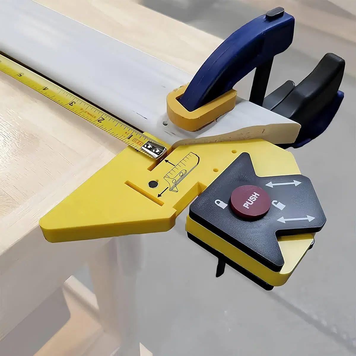 45-Degree Trim Gauge & Miter Guide Tool for Accurate Baseboard and Molding Cuts, Easy Measuring & Marking Carpentry Tool