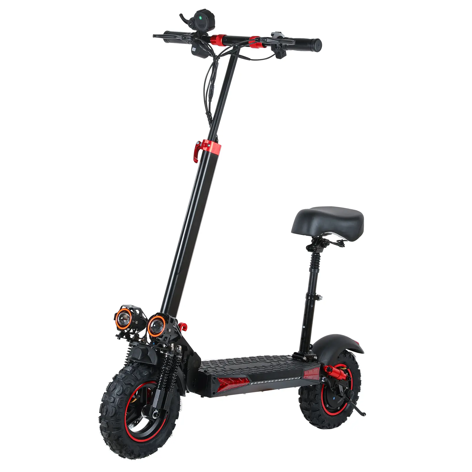 Speed Beast High Speed Electric Scooter - 1200W Motor, 34MPH, 11-Inch Tires, 30-40 Mi Range, Foldable, Waterproof, Quick Charging Upgraded Battery for Adult Commuters, High Speed Scooter