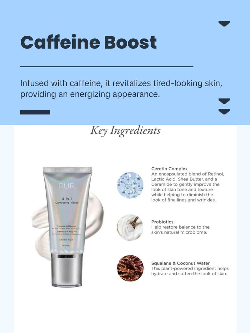 PUR 4-in-1 Correcting Primer Energize & Rescue PUR 4-in-1 Correcting Primer Energize & Rescue