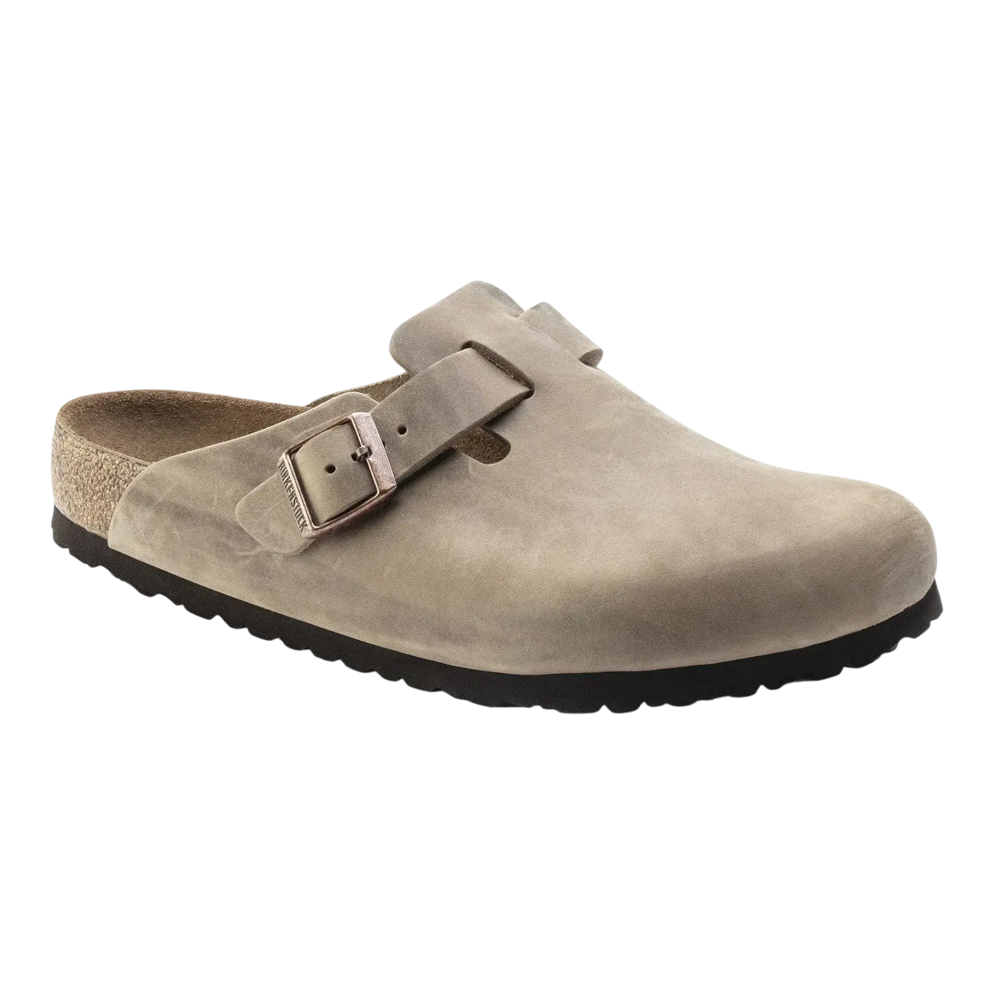 Birkenstock Boston Soft Footbed Clog in Tobacco Brown Oiled Leather | Slip-On